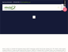 Tablet Screenshot of obertec.com